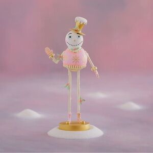 Glitterville Anthropologie Holly jolly snowman table top